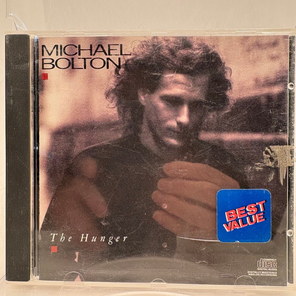 Michael Bolton The Hunger CD 1987 Columbia CK 40473 Soft Rock‎ Pop 80s Music